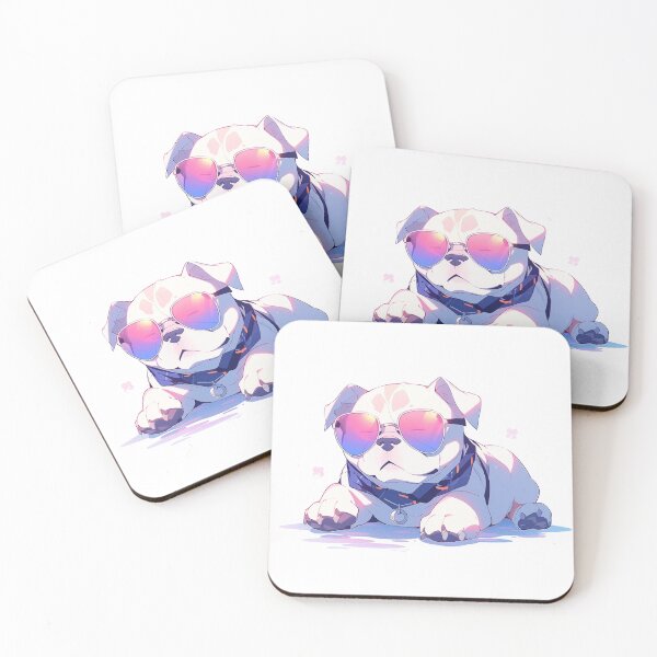 Item preview, Kawaii American Bulldog designed and sold by Fendal-Fabrics.