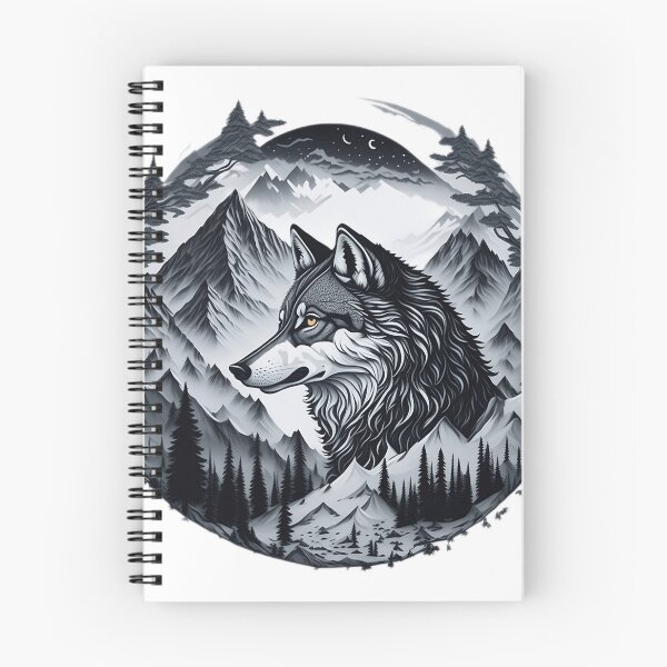 Item preview, Wolf and mountains designed and sold by creativepankaj.