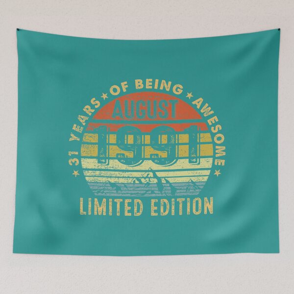 Item preview, 31 Year Old Awesome Since August 1991 	 31st Birthday 	 DM69076	 designed and sold by rsdgdrzgs84.