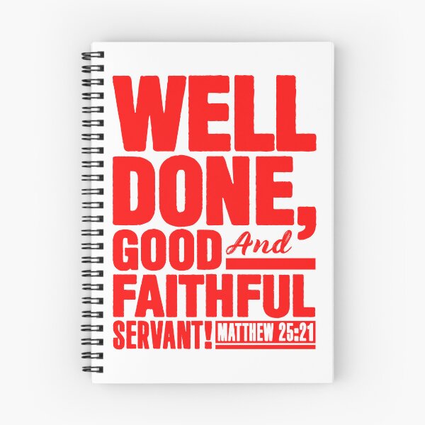 Item preview, Matthew 25:21 Well Done Good And Faithful Servant designed and sold by plushism.