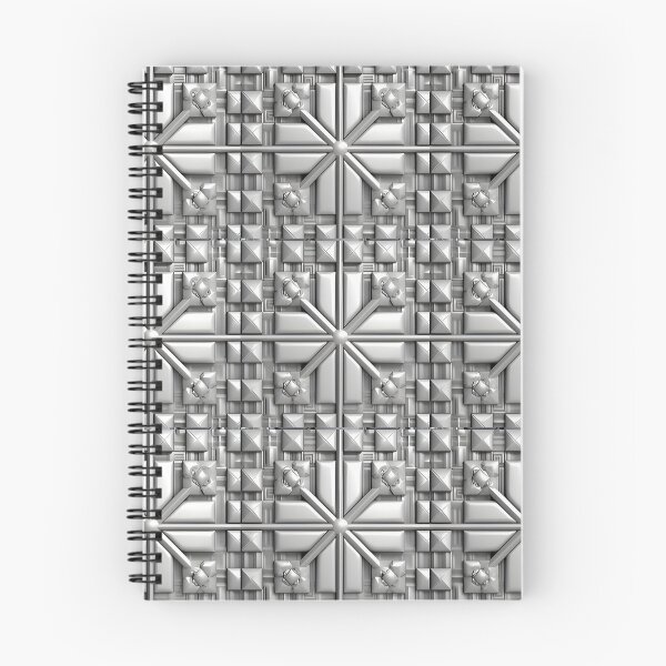 Item preview, Silver Cross Bars With Industrial 3D Design With Rough Metal Work designed and sold by MiracleROLArt.