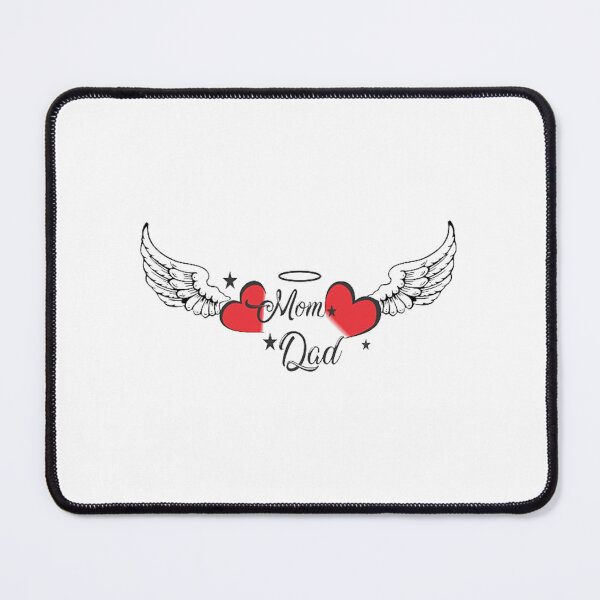 Item preview, Mom & Dad Memorial Angel Wings T-Shirt designed and sold by ridhifashion.