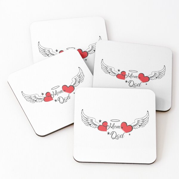 Item preview, Mom & Dad Memorial Angel Wings T-Shirt designed and sold by ridhifashion.