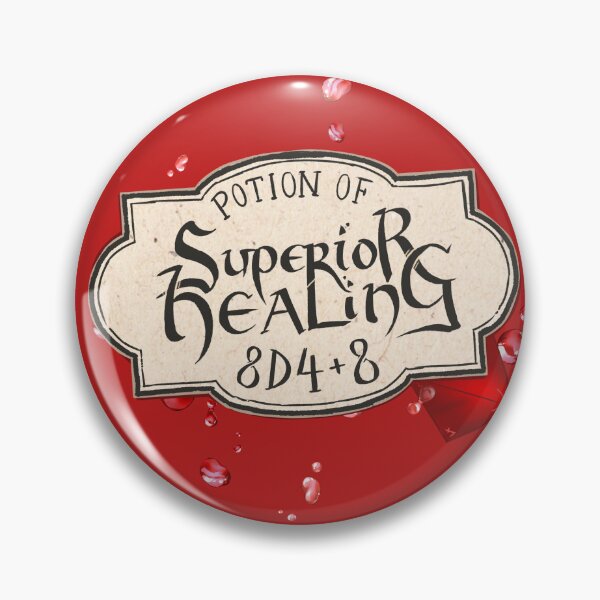 Item preview, Labelled Superior Healing Potion designed and sold by DapperBoar.