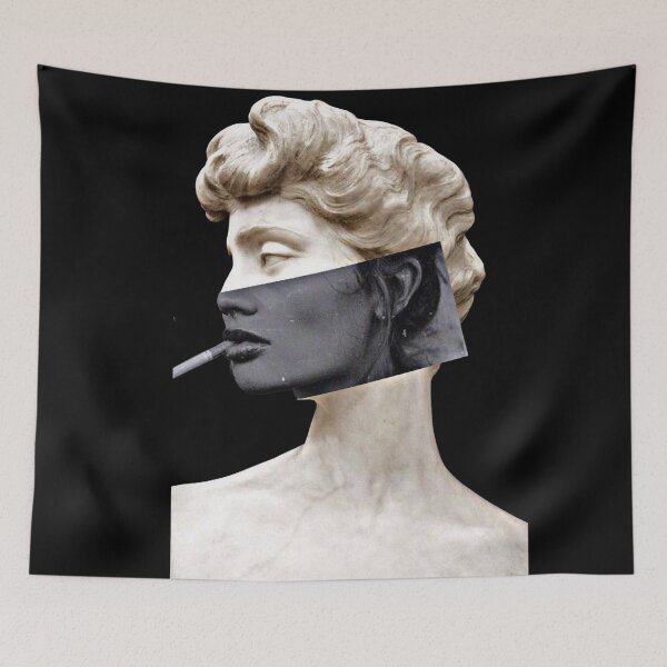 Item preview, Smoking cures Cancer (Black) designed and sold by Zheap14.