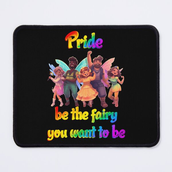 Item preview, Pride - be the fairy you want to be - Rainbow Fairies - Pride Mounth designed and sold by Pixelboys.