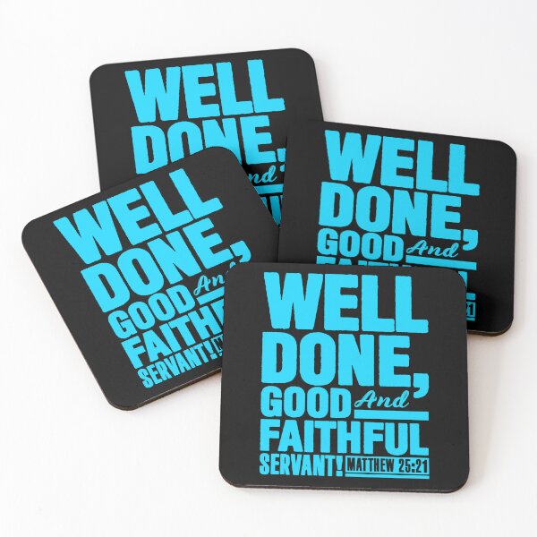 Item preview, Matthew 25:21 Well Done Good And Faithful Servant designed and sold by plushism.