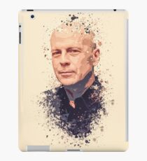 Bruce Willis splatter painting iPad Case/Skin