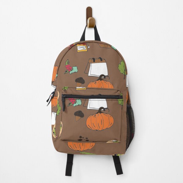 Item preview, thanksgiving-elements-pumpkins-harvest-autumn-leaves-seamless-vector-pattern designed and sold by ysa-pattern.