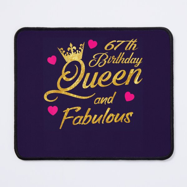 Item preview, 67th Birthday Squad Queen and Fabulous B-Day designed and sold by sajyrugp98.