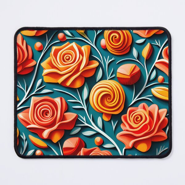 Item preview, Rose flower background with carved effect  designed and sold by hadleysheart.