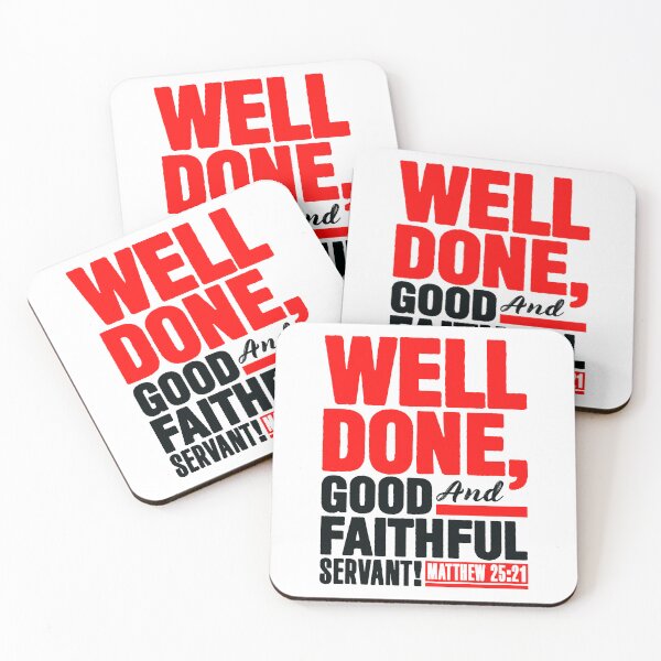 Item preview, Matthew 25:21 Well Done Good And Faithful Servant designed and sold by plushism.