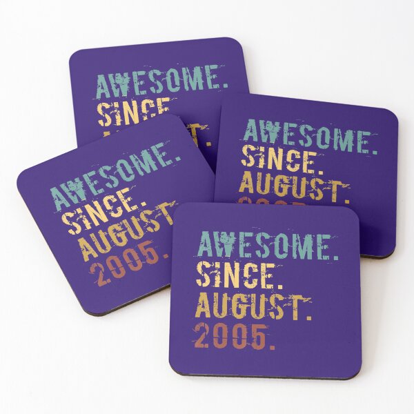 Item preview, 17 Years Old 	 Awesome Since August 2005 17th Birthday 	 	 designed and sold by qerrexifhyo48.