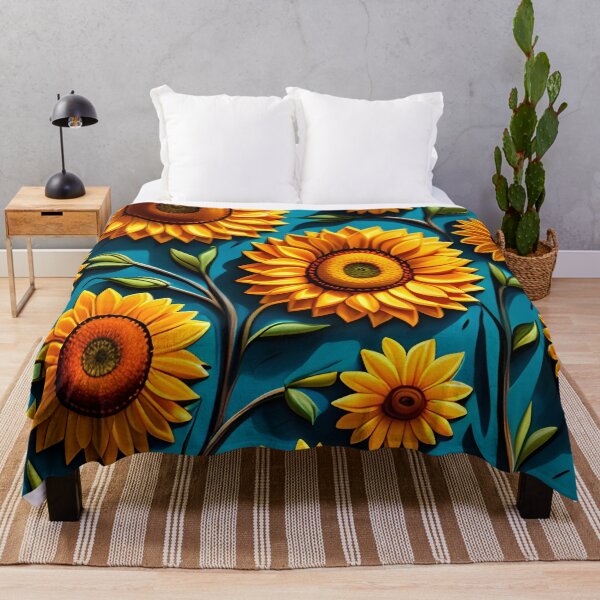 Artikelvorschau, Sonnenblumenhintergrund mit geschnitztem Effekt entworfen und verkauft von hadleysheart.