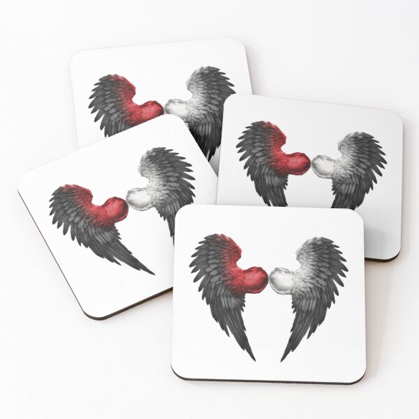 Item preview, Duality of Angels: Red and White Wings designed and sold by No-No-Name.