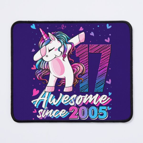 Item preview, 17 Years Old 	 Unicorn Dabbing 17th Birthday Unicorn 	 	 designed and sold by qerrexifhyo48.