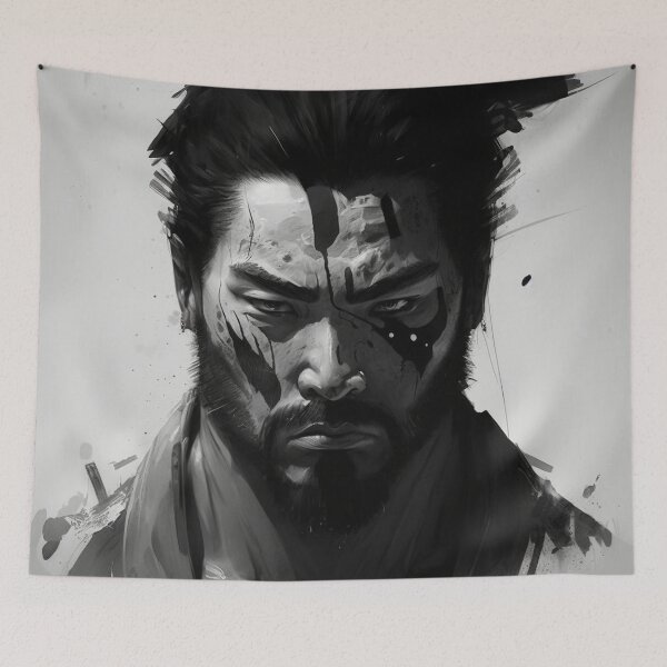 Item preview,  Japanese warrior  designed and sold by DesignHeaven24.
