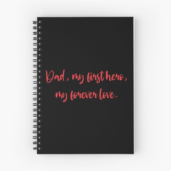 Item preview, Cute Fathers day gift that says "Dad, my first hero, my forever love." designed and sold by ArtandSmile.