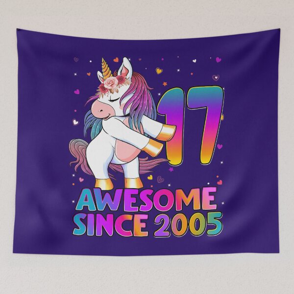 Item preview, 17 Years Old Unicorn Flossing 17th Birthday 	 Unicorn 	 	 designed and sold by qerrexifhyo48.