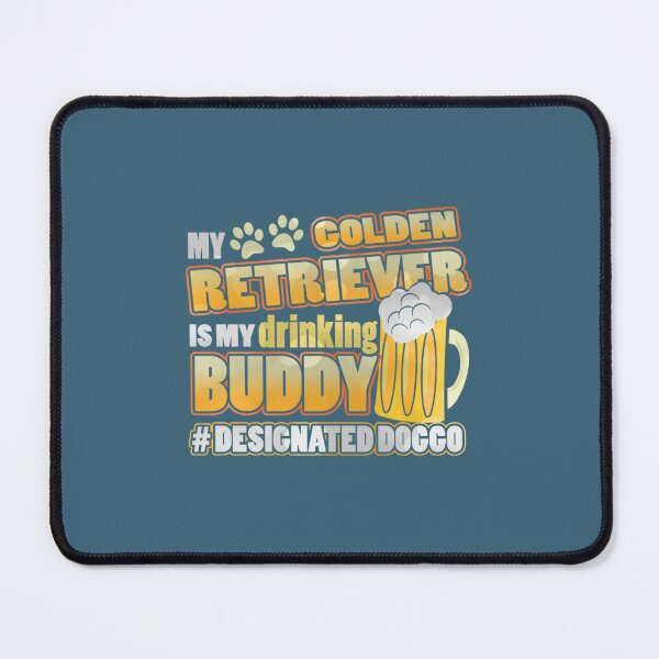 Item preview, golden retriever drinking buddy hashtag designated doggo jacob zelazny transparent designed and sold by iuktvvdfeu5.