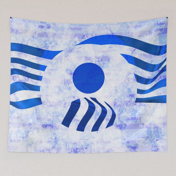 Item preview, Blue sportive profile of white and stripes designed and sold by AlbertoRuiZ.