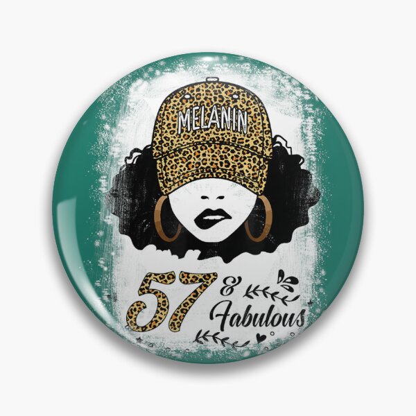 Item preview, 57 Years Old Fabulous Melanin 	 Leopard 57th Birthday 	 	 designed and sold by wpzhblgdfl52.