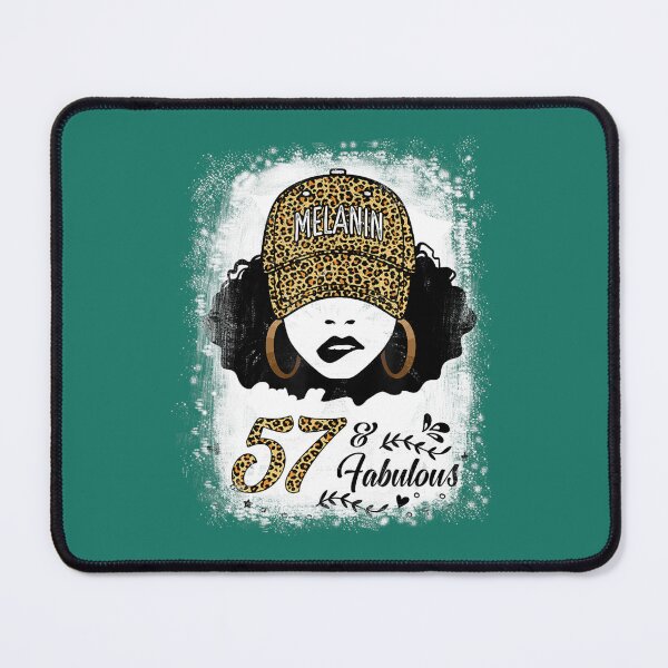 Item preview, 57 Years Old Fabulous Melanin 	 Leopard 57th Birthday 	 	 designed and sold by wpzhblgdfl52.