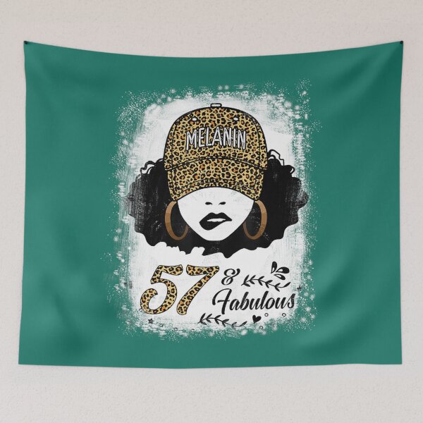 Item preview, 57 Years Old Fabulous Melanin 	 Leopard 57th Birthday 	 	 designed and sold by wpzhblgdfl52.