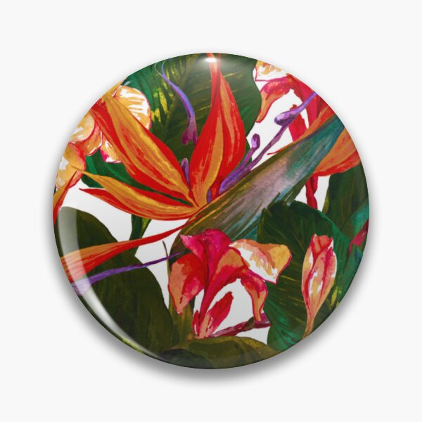 Item preview, BCH Tropical-Botanic Blaze by Bossy Cat Home designed and sold by BossyCatHome.
