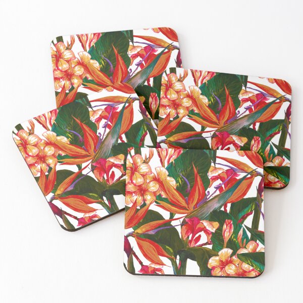 Item preview, BCH Tropical-Botanic Blaze by Bossy Cat Home designed and sold by BossyCatHome.
