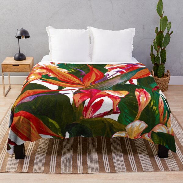 Item preview, BCH Tropical-Botanic Blaze by Bossy Cat Home designed and sold by BossyCatHome.