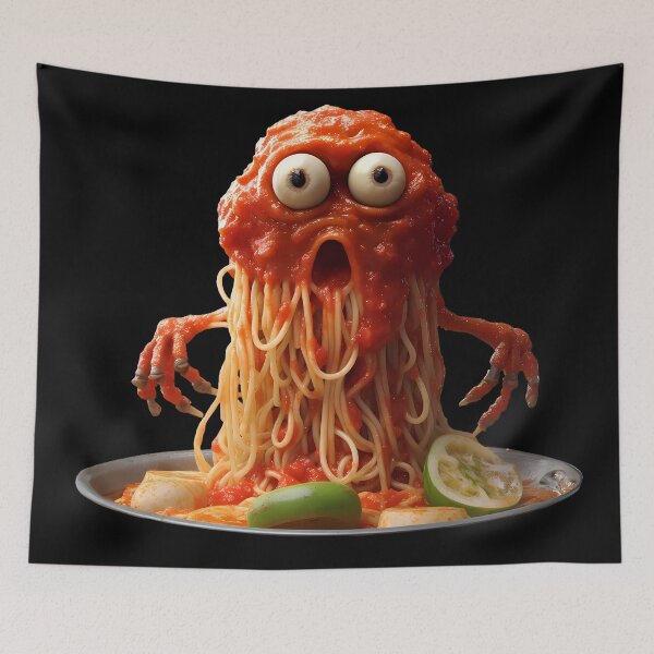 Item preview, The Scream - Frutti di Mare-Spaghetti - The shocked pasta designed and sold by Pixelboys.