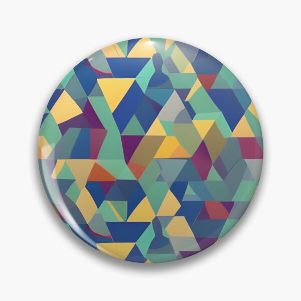Item preview, A pattern of multi-colored triangles designed and sold by brandway.