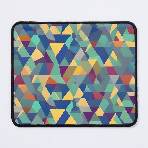 Item preview, A pattern of multi-colored triangles designed and sold by brandway.
