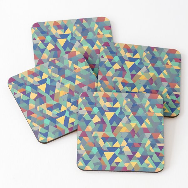 Item preview, A pattern of multi-colored triangles designed and sold by brandway.