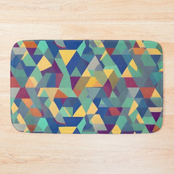 Item preview, A pattern of multi-colored triangles designed and sold by brandway.