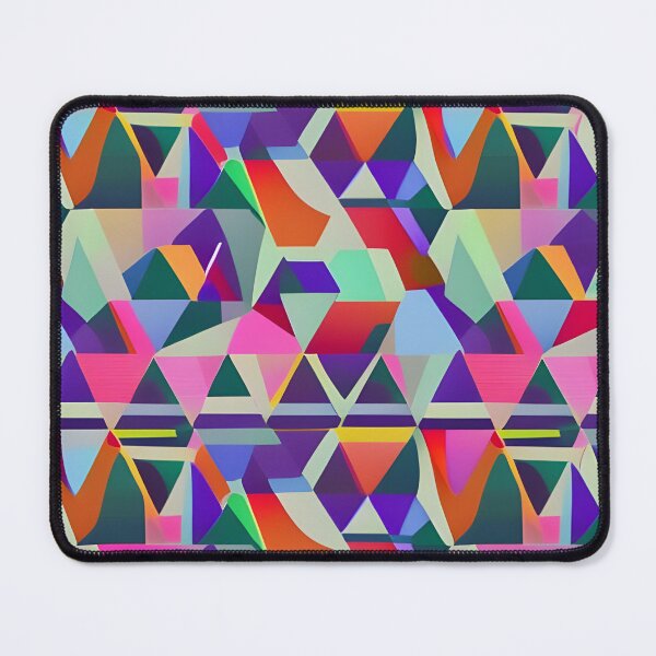 Item preview, A multicolored triangle pattern designed and sold by brandway.