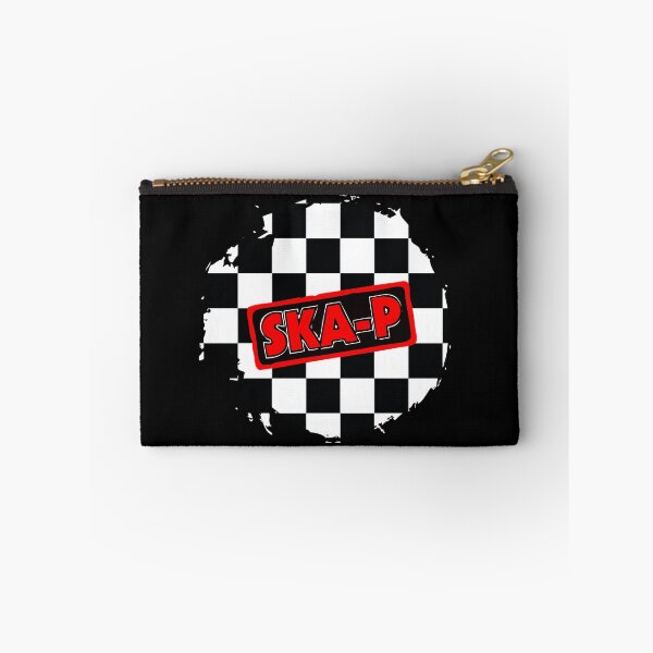 Item preview, Ska-P Abstract Red-Black Checker Halftone Pattern designed and sold by UpNorthArts.