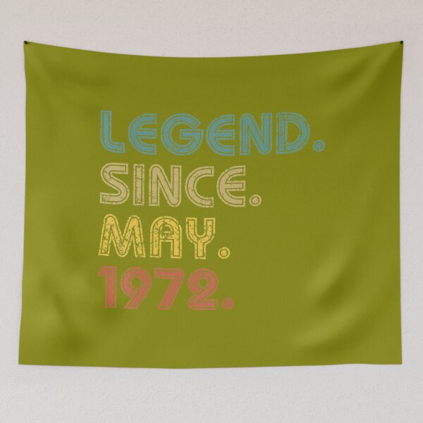 Item preview, 50 Years Old 	 Legend Since May 1972 50th Birthday 	 	 designed and sold by odbrwuredet45.