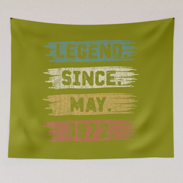 Item preview, 50 Years Old 	 Legend Since May 1972 50th Birthday 	 	 designed and sold by odbrwuredet45.