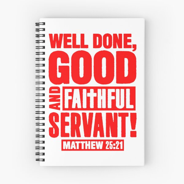 Item preview, Matthew 25:21 Well Done Good And Faithful Servant designed and sold by plushism.