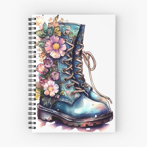 Item preview, Floral Boots Clipart, Flower Footwear Art, Blooming Shoe, Garden Boot, Petal Shoe, Rosy Footwear, Spring Vibes, Floral Fashion designed and sold by CoolorPainting.
