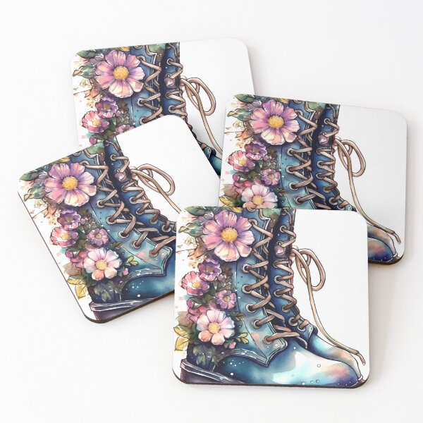 Item preview, Floral Boots Clipart, Flower Footwear Art, Blooming Shoe, Garden Boot, Petal Shoe, Rosy Footwear, Spring Vibes, Floral Fashion designed and sold by CoolorPainting.
