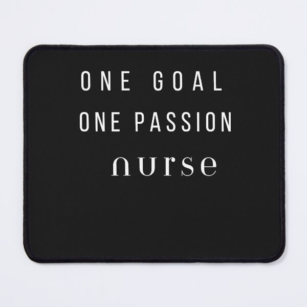 Item preview, one goal one passion nurse designed and sold by HELIOS ART.