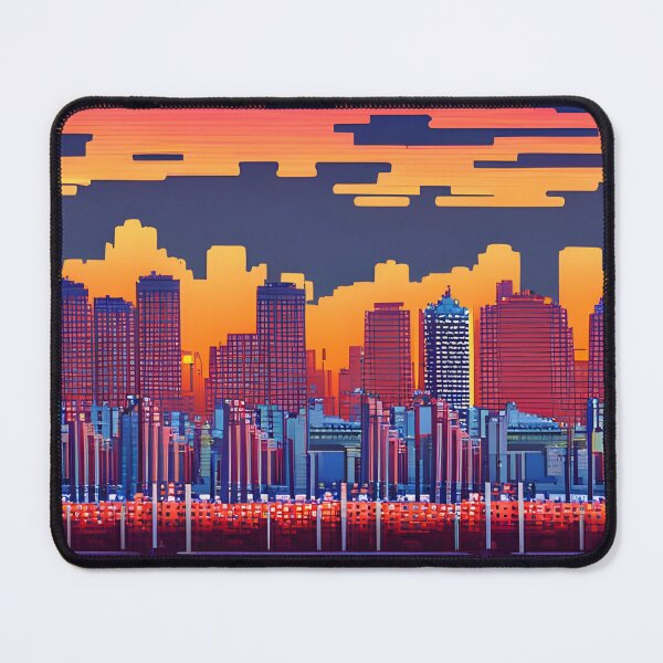 Item preview, Good evening, Pixel City designed and sold by brandway.