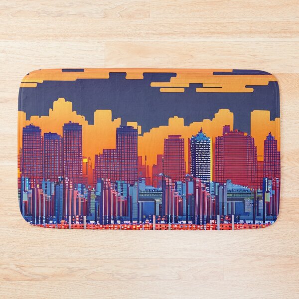 Item preview, Good evening, Pixel City designed and sold by brandway.