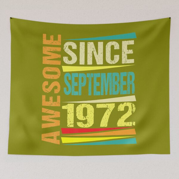 Item preview, 50 Years Old 	 Legend Since September 1972 50th Birthday 	 	 designed and sold by odbrwuredet45.