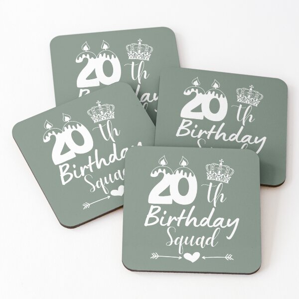 Item preview, 20th Birthday Squad Party 	 	 Twenty Years Old BDay 	 	 designed and sold by whefgbvoxs55.