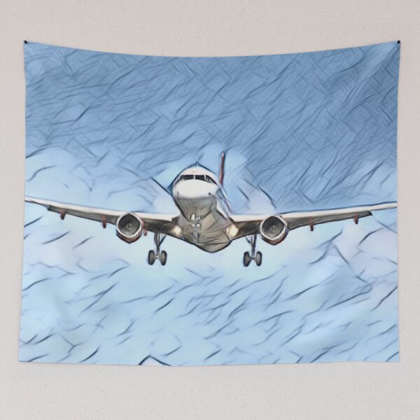 Artikelvorschau, A320-Kopf bei der Ankunft in Aquarell entworfen und verkauft von Fearless-Fox.