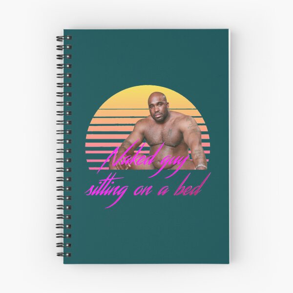 Item preview, BARRY WOOD - NAKED GUY SITTING ON A BED (Vaporwave) Active  designed and sold by Cosmoglots.